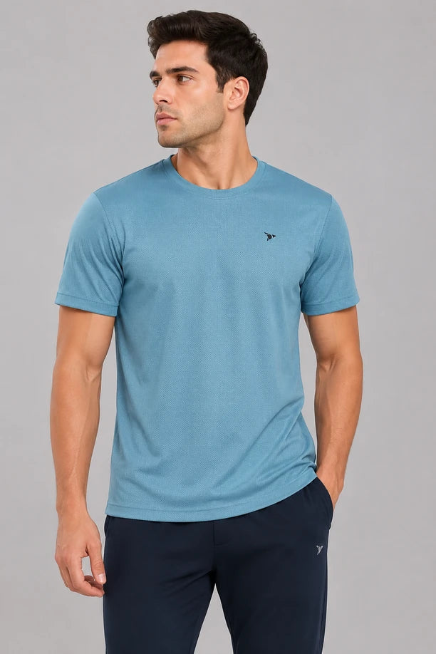 GLAM T-SHIRT | STEEL BLUE