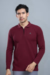 TANGY FULL SLEEVE TSHIRT - MAROON