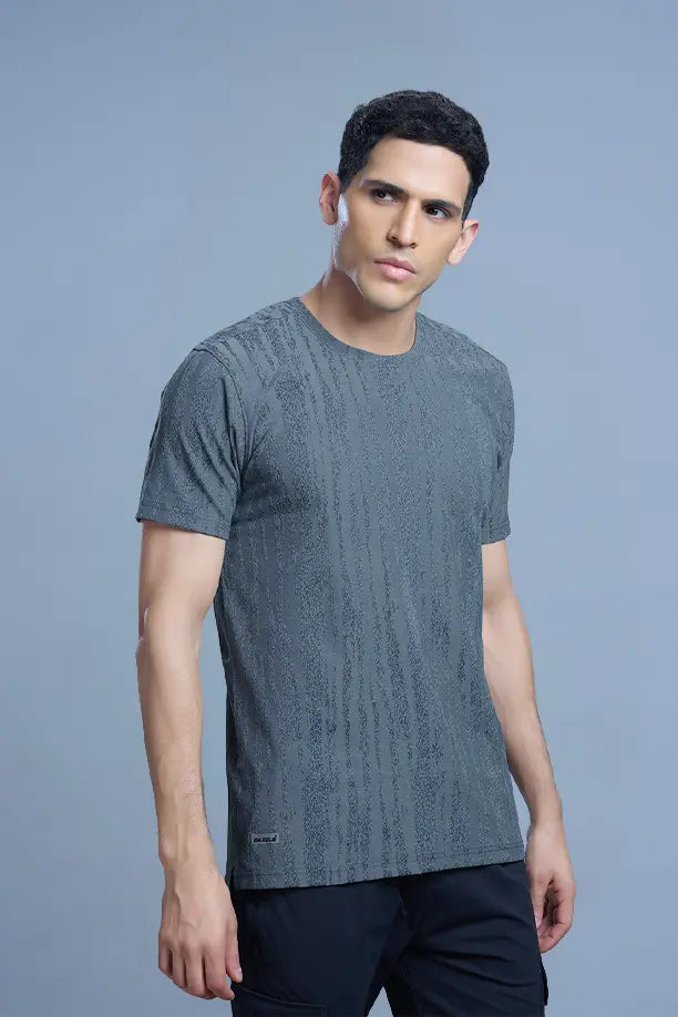 GRACE T SHIRT- BLUE GREY