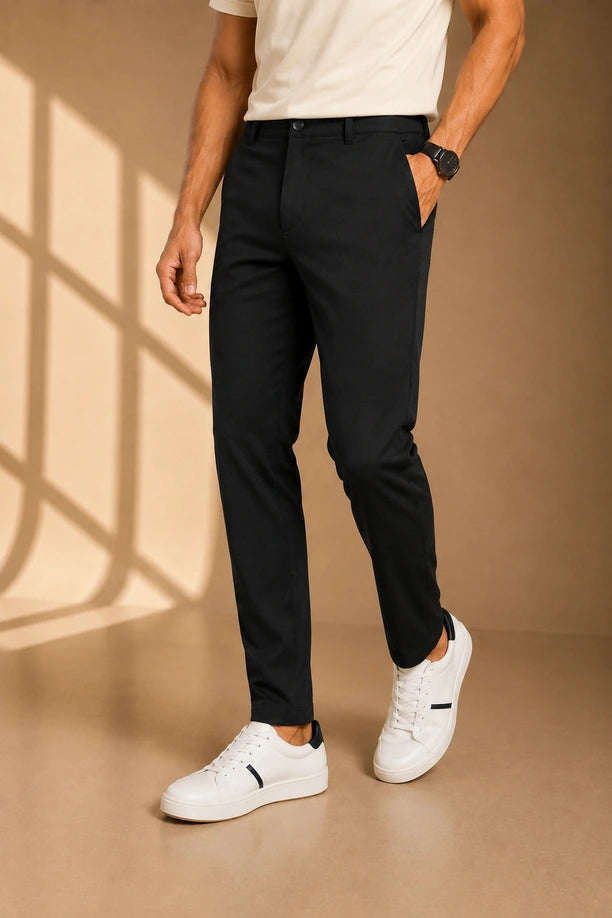 Men Dri Fit Stretch Pants with Zip Pockets with MULTI DRI FIT