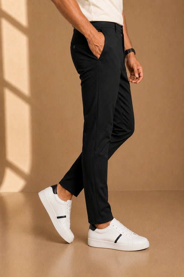 Men Dri Fit Stretch Pants with Zip Pockets with MULTI DRI FIT