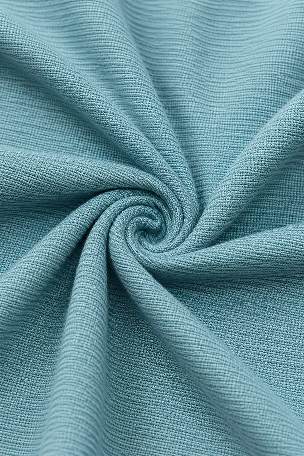 MILANGE ROUND NECK TEE | SEA BLUE