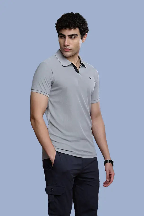 CRAZY MATTY SLIM FIT T-SHIRT - LIGHT GREY