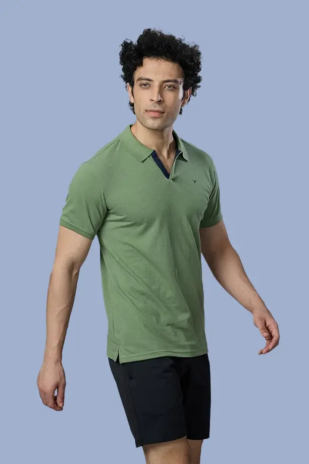 MATTY SLIM FIT T- SHIRT - GREEN