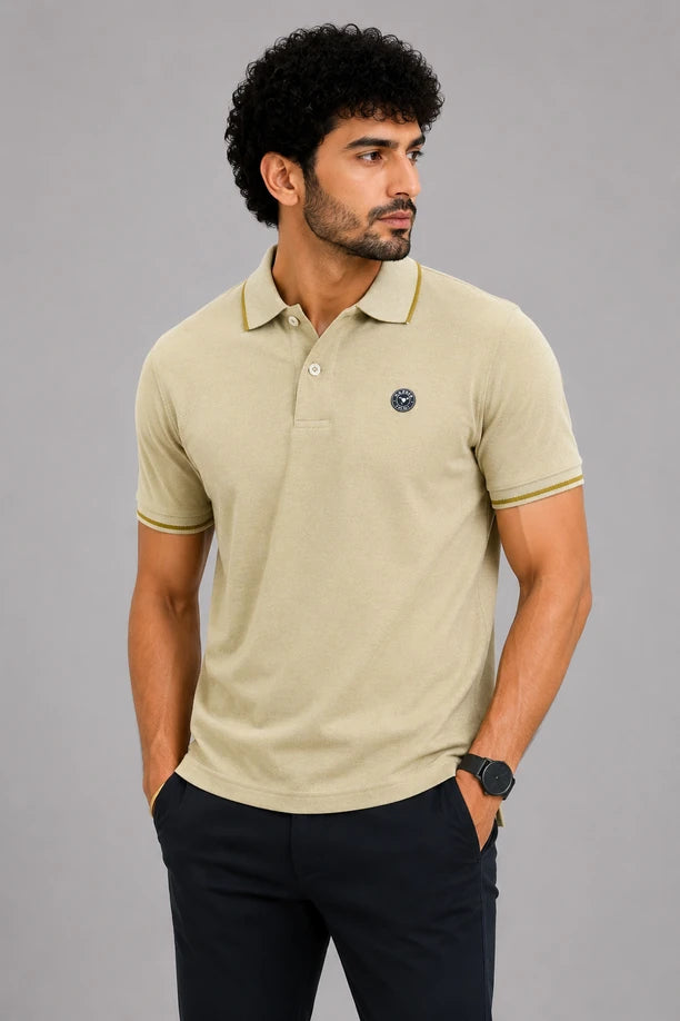 Men Comfort Fit Polo T-Shirt with CLASSIC