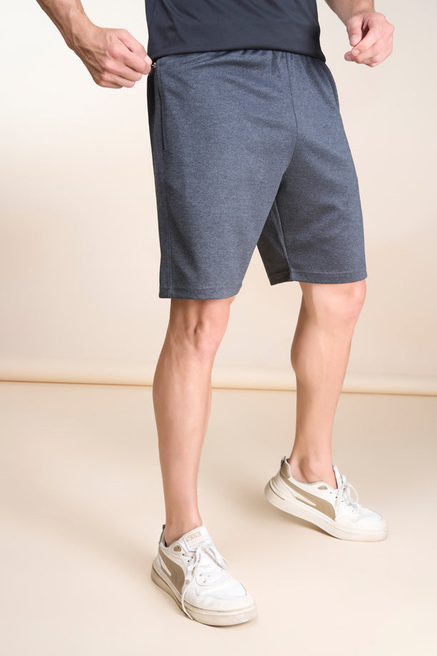 MELANGE SHORT | BLACK