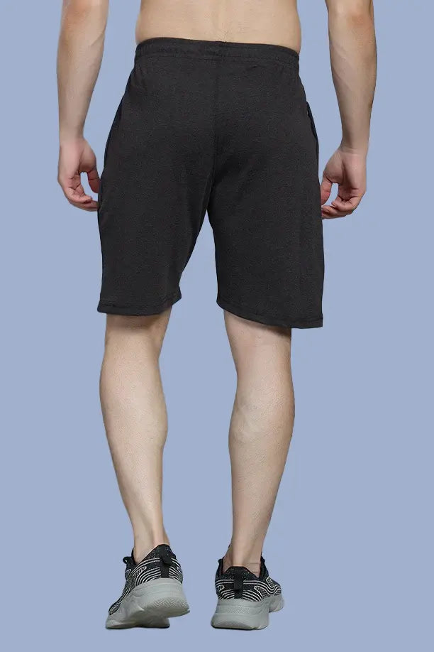 LONG SHORT PC SPCL - MELANGE BLACK