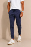Men Cotton Zip Pocket Joggers with DRI FIT