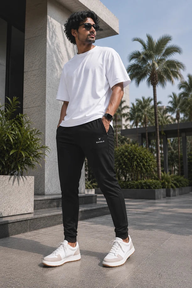 Men Lycra Slim Fit Stretch Lower with CRAZY