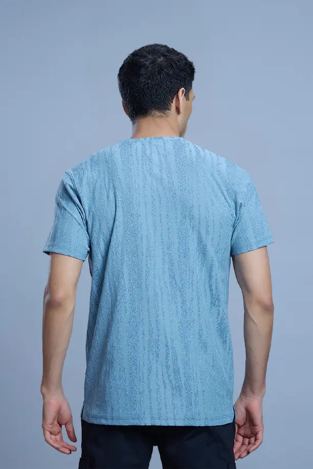 GRACE T SHIRT- SEA BLUE