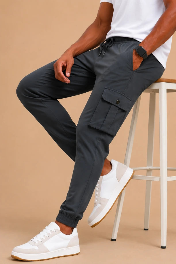Men Quick-Dry Stretch Cargo Pants LEISURE