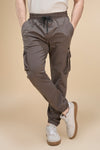 Men Cotex Regular Fit 2-Way Stretch Cargo Pants with Safari