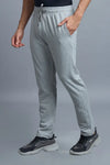 COTTON LYCRA TRACK - LIGHT GREY