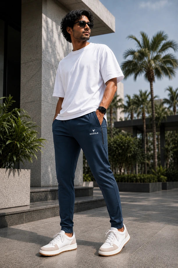 Men Lycra Slim Fit Stretch Lower with CRAZY