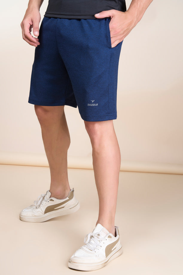 MELANGE SHORT | ROYAL BLUE