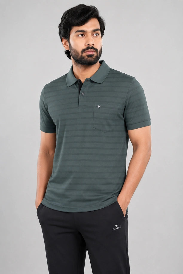 CRAZY MATTY COMFORT FIT T SHIRT - DARK GREY