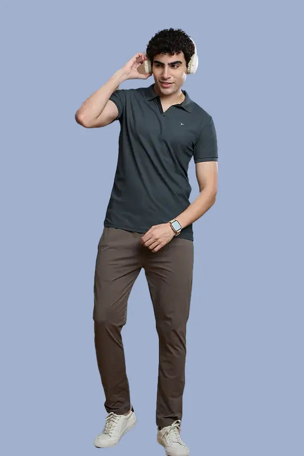 CRAZY MATTY SLIM FIT T-SHIRT - DARK GREY