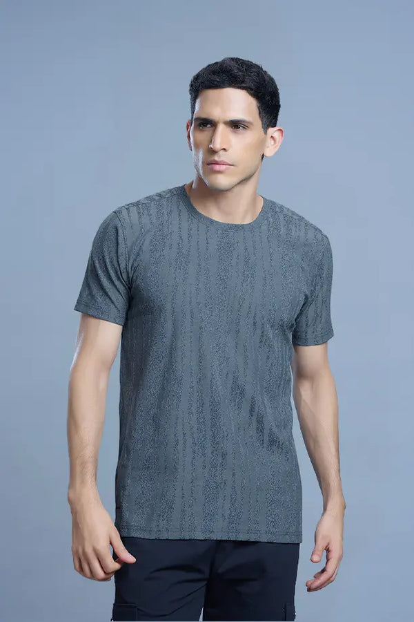 GRACE T SHIRT- BLUE GREY