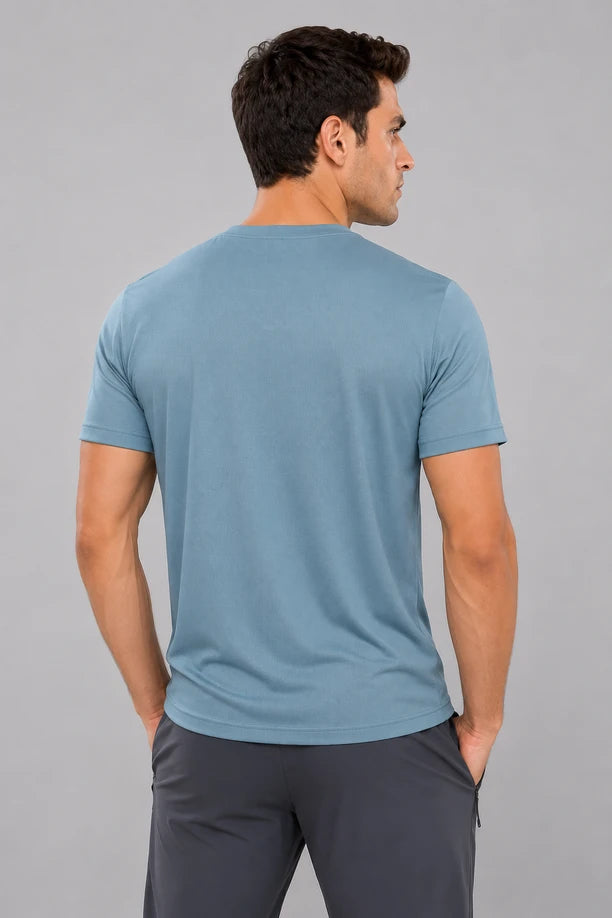 GLAM T-SHIRT | STEEL BLUE