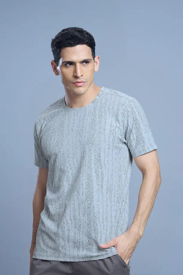 GRACE T SHIRT- WHITE GREY