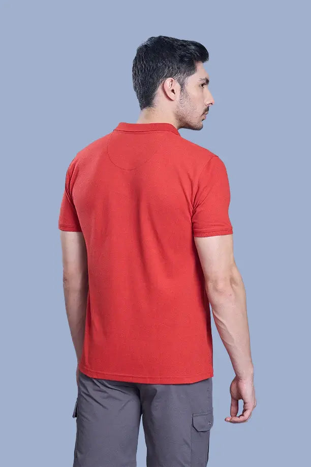 MATTY COMFORT T-SHIRT- BRICK RED