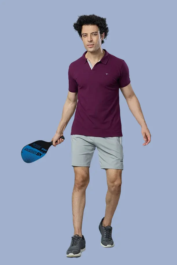 MATTY SLIM FIT T- SHIRT - ITALIAN PLUM