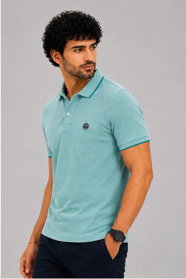 CLASSIC COTTON T-SHIRT- SEA GREEN