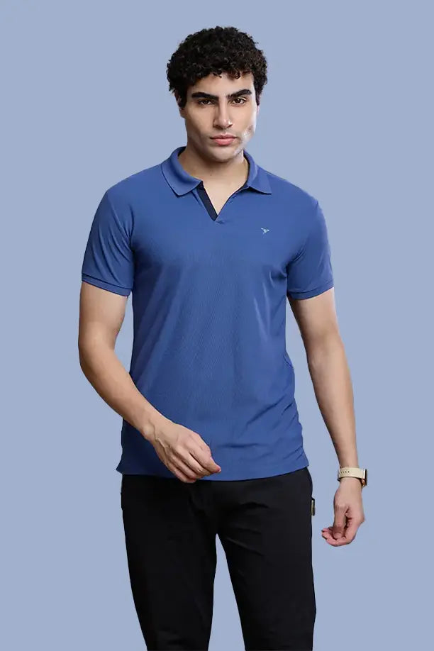 CRAZY MATTY SLIM FIT T-SHIRT - BLUE GREY