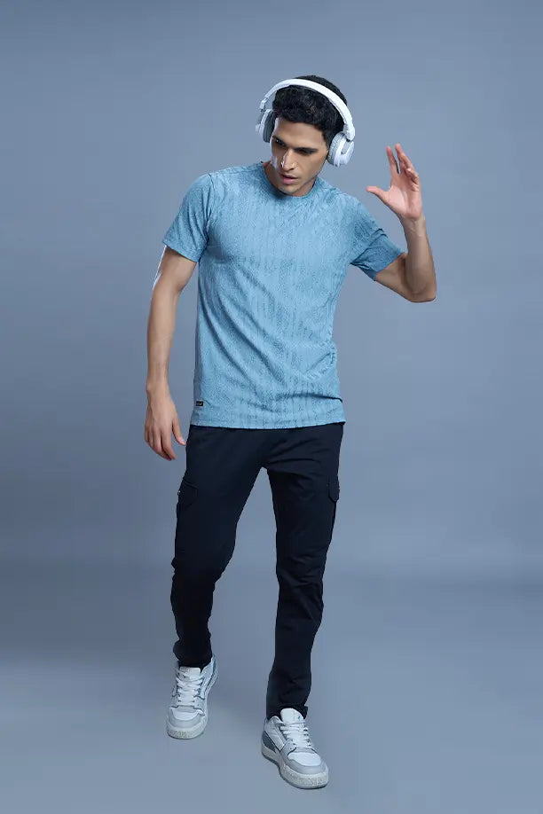 GRACE T SHIRT- SEA BLUE