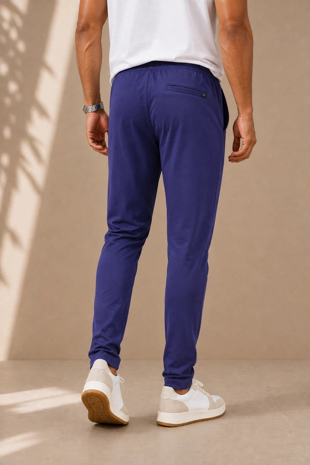 Men Cotton Regular Fit Trackpants with ALL TIME COTTON