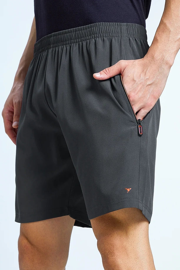 Men Regular Fit Sports Shorts with Pockets