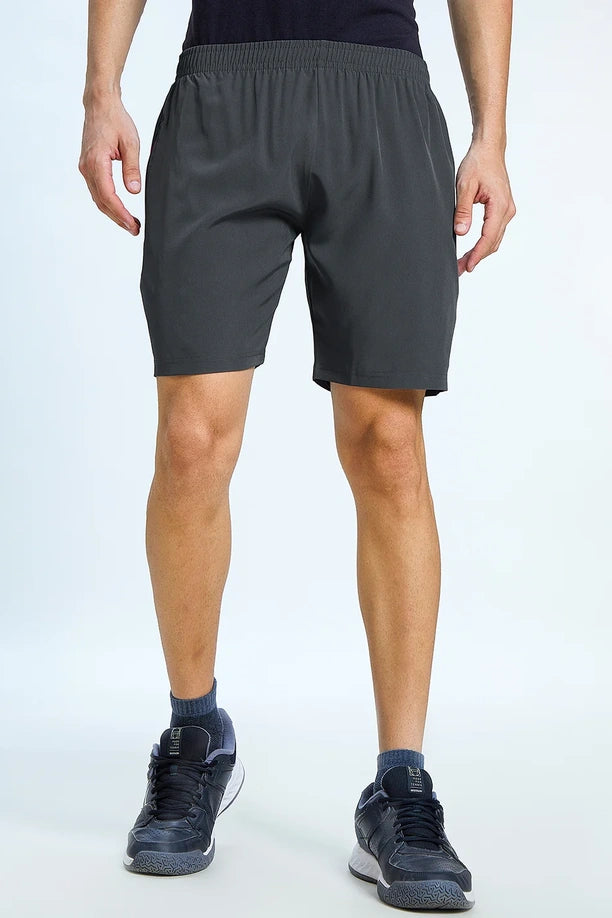 Men Regular Fit Sports Shorts with Pockets