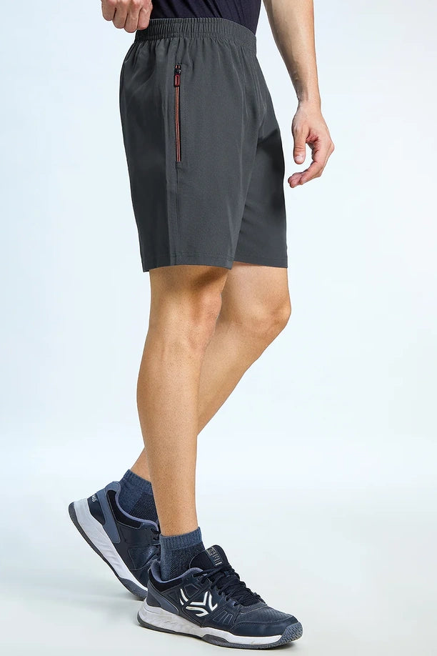 Men Regular Fit Sports Shorts with Pockets