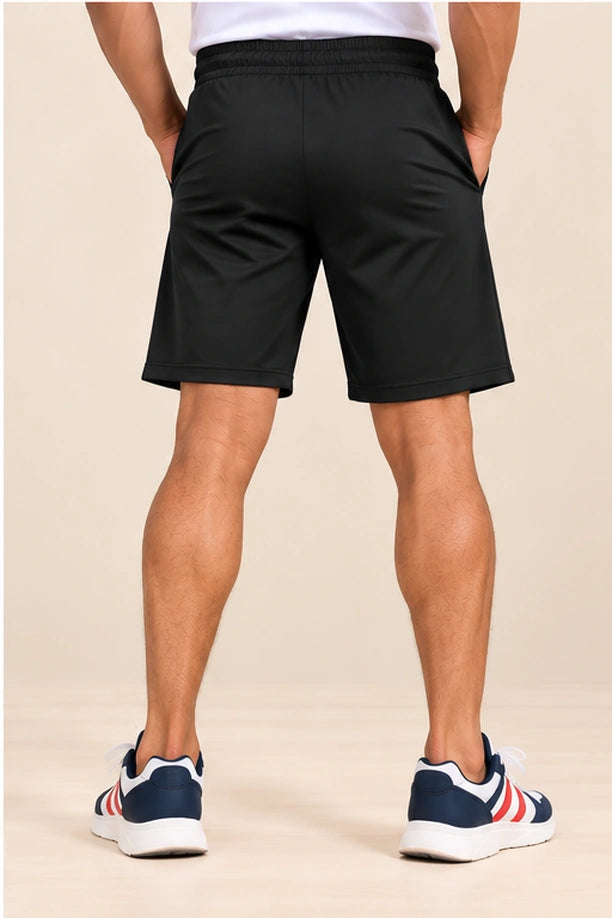 Men Stretch Lycra Sports Shorts with Crazy