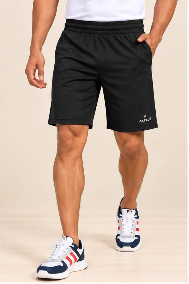 Men Stretch Lycra Sports Shorts with Crazy