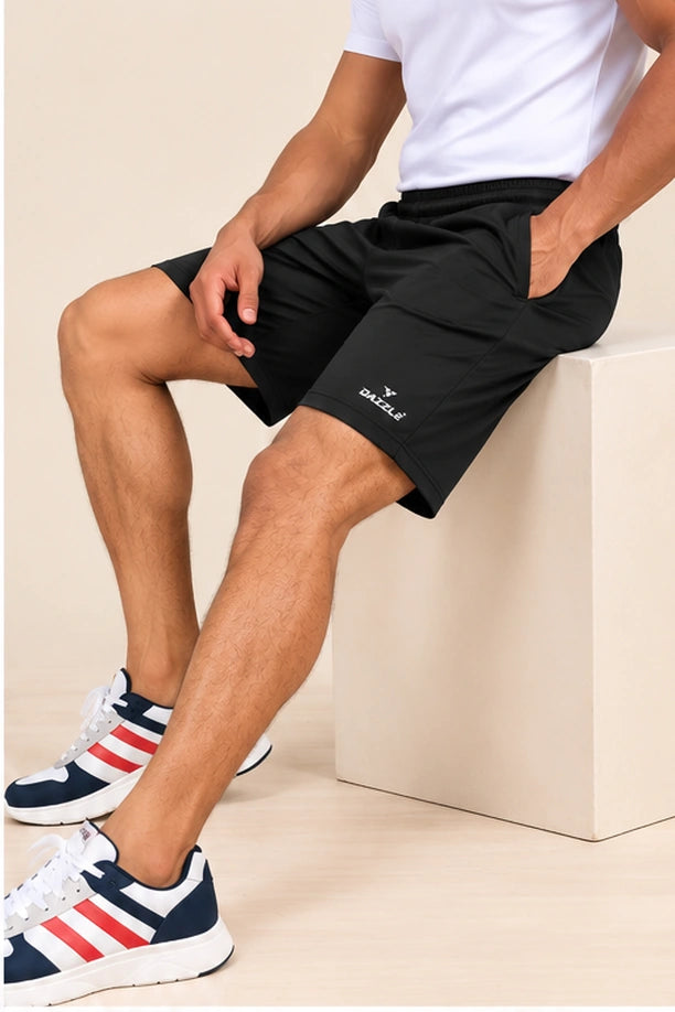 Men Stretch Lycra Sports Shorts with Crazy