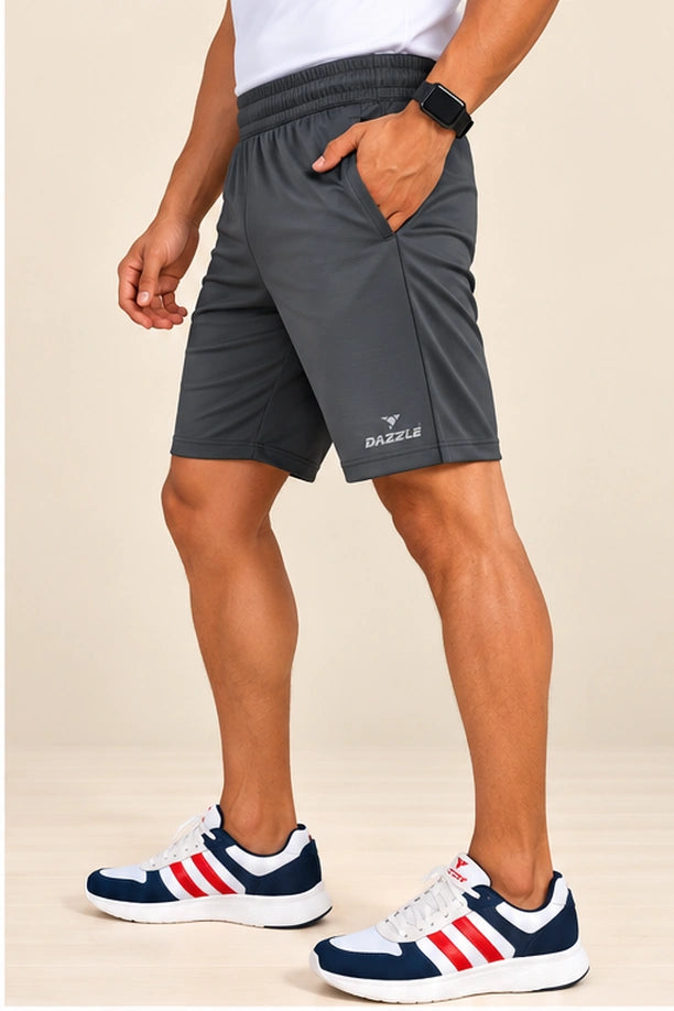 Men Stretch Lycra Sports Shorts with Crazy
