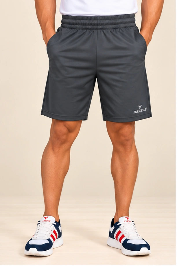 Men Stretch Lycra Sports Shorts with Crazy
