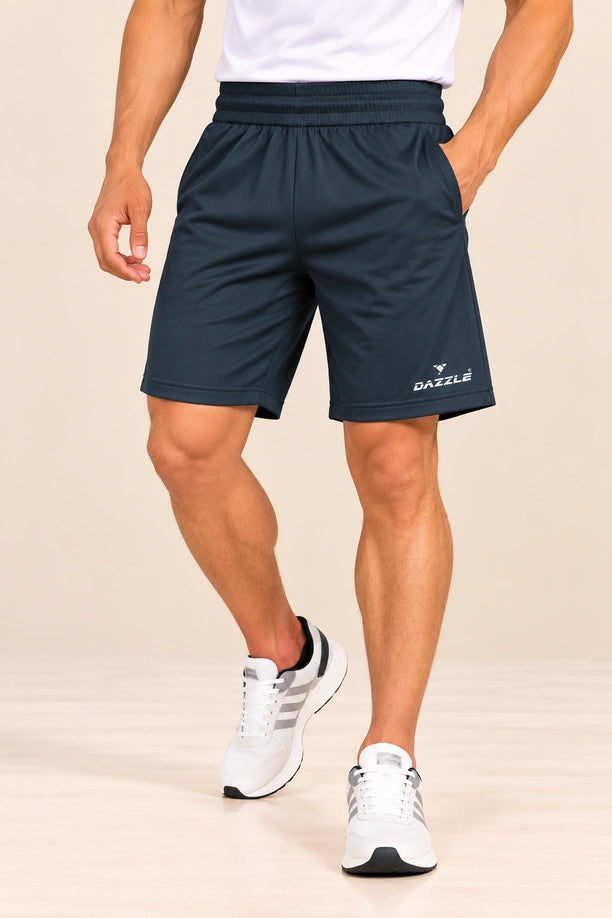 Men Stretch Lycra Sports Shorts with Crazy