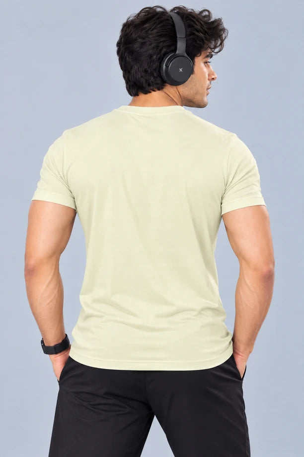 Men Printed Regular Fit Round Neck T-Shirt