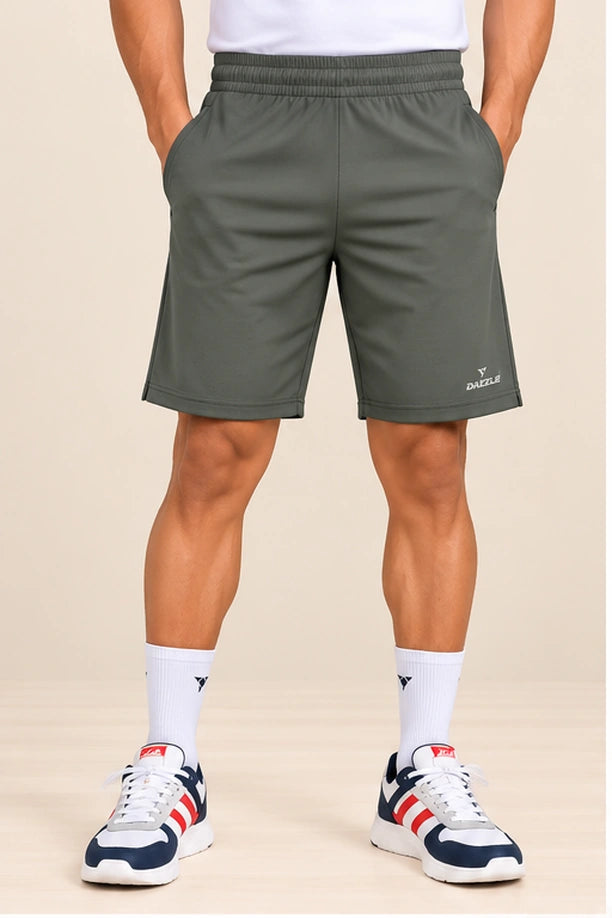 Men Stretch Lycra Sports Shorts with Crazy