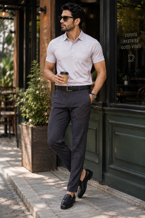 ALL TIME COTTON PANT - DARK GREY