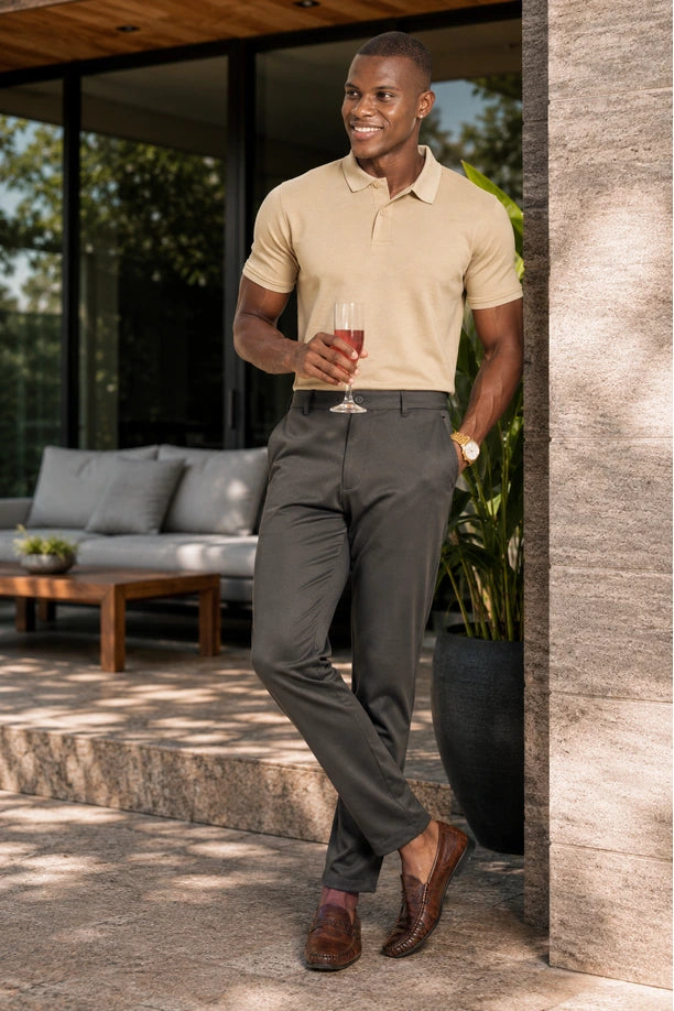 ALL TIME COTTON PANT - MILL BLACK