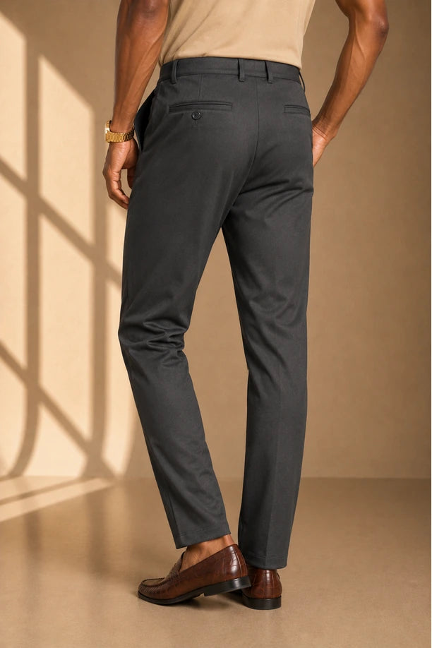 ALL TIME COTTON PANT - MILL BLACK