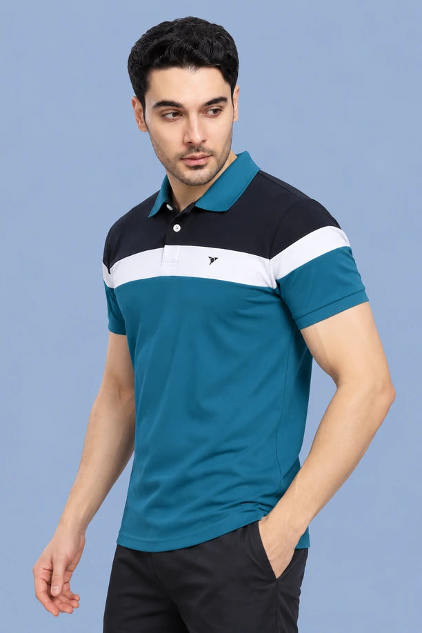 Men Trendy Slim Fit Polo T-Shirt with CRAZY