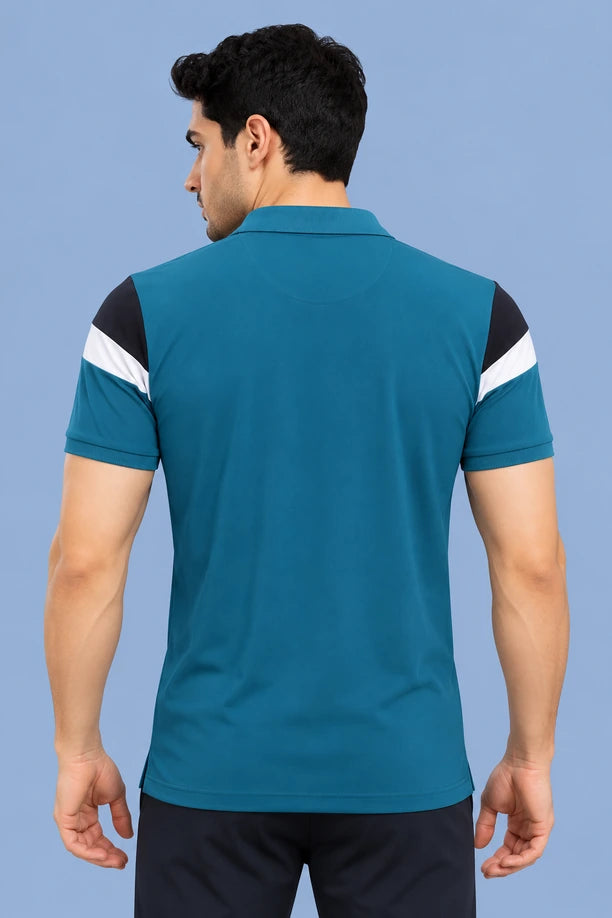 Men Trendy Slim Fit Polo T-Shirt with CRAZY