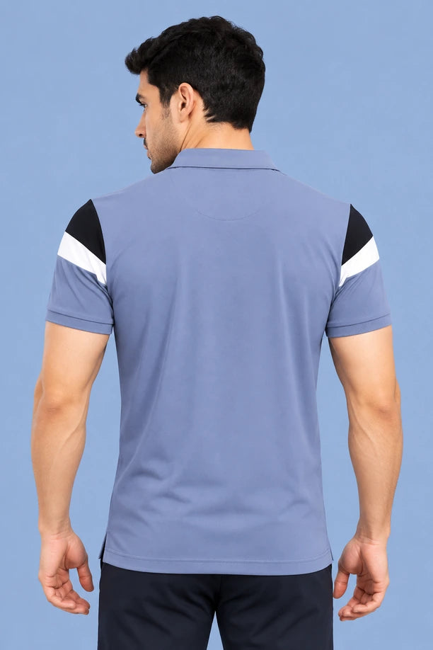 Men Trendy Slim Fit Polo T-Shirt with CRAZY