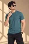 Men Slim Fit Crew Neck Tee