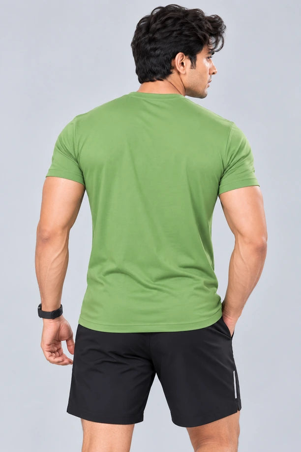Men Printed Regular Fit Round Neck T-Shirt