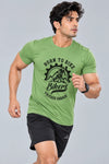 Men Printed Regular Fit Round Neck T-Shirt